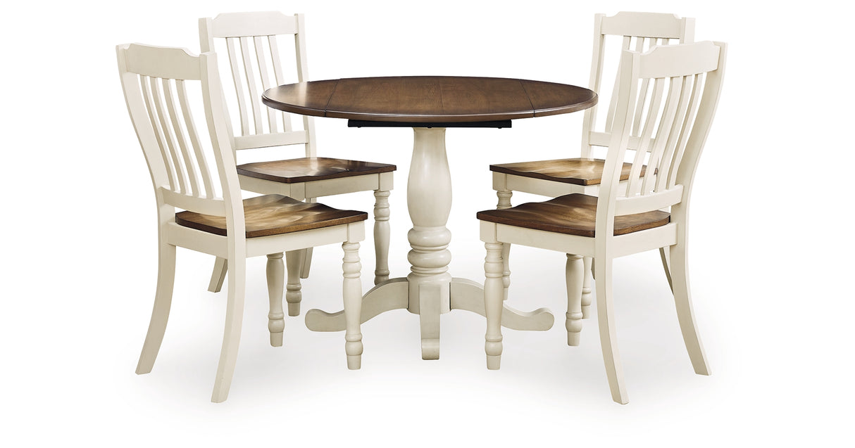 Wirloni Dining Table and 4 Chairs from Ashley Furniture - Luna Furniture