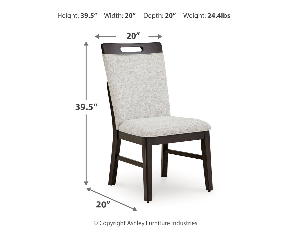 Neymorton Dark Grayish Brown Extendable Dining Room Set from Ashley - Luna Furniture