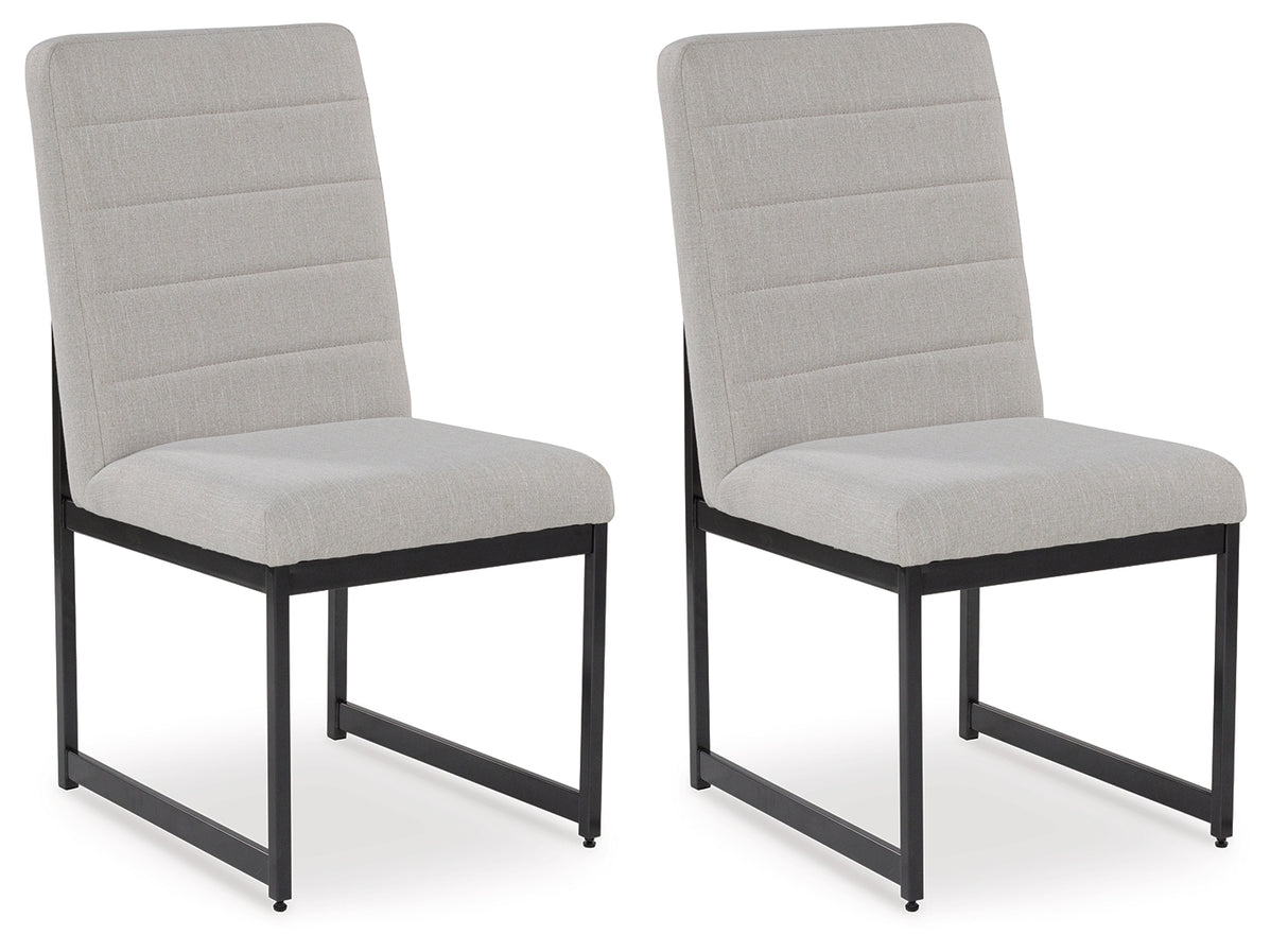 Tomtyn Dining Table and 6 Chairs in Light Brown from Ashley Furniture - Luna Furniture