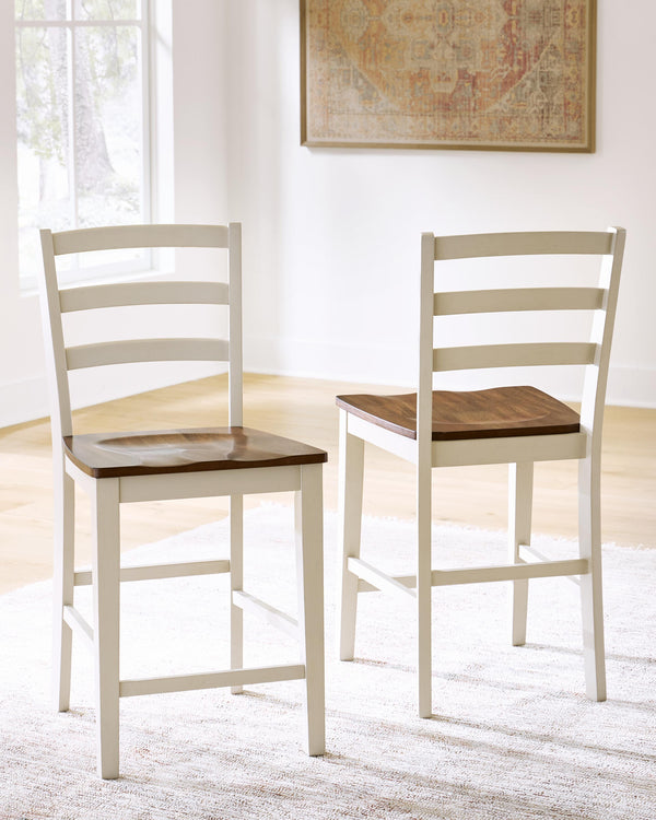 Brinfern Brown/Antique White, Set of 2