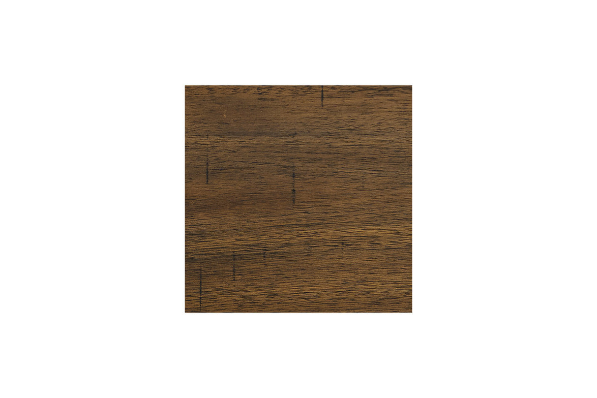 Moriville Grayish Brown Dining Table and 6 Chairs from Ashley Furniture - Luna Furniture