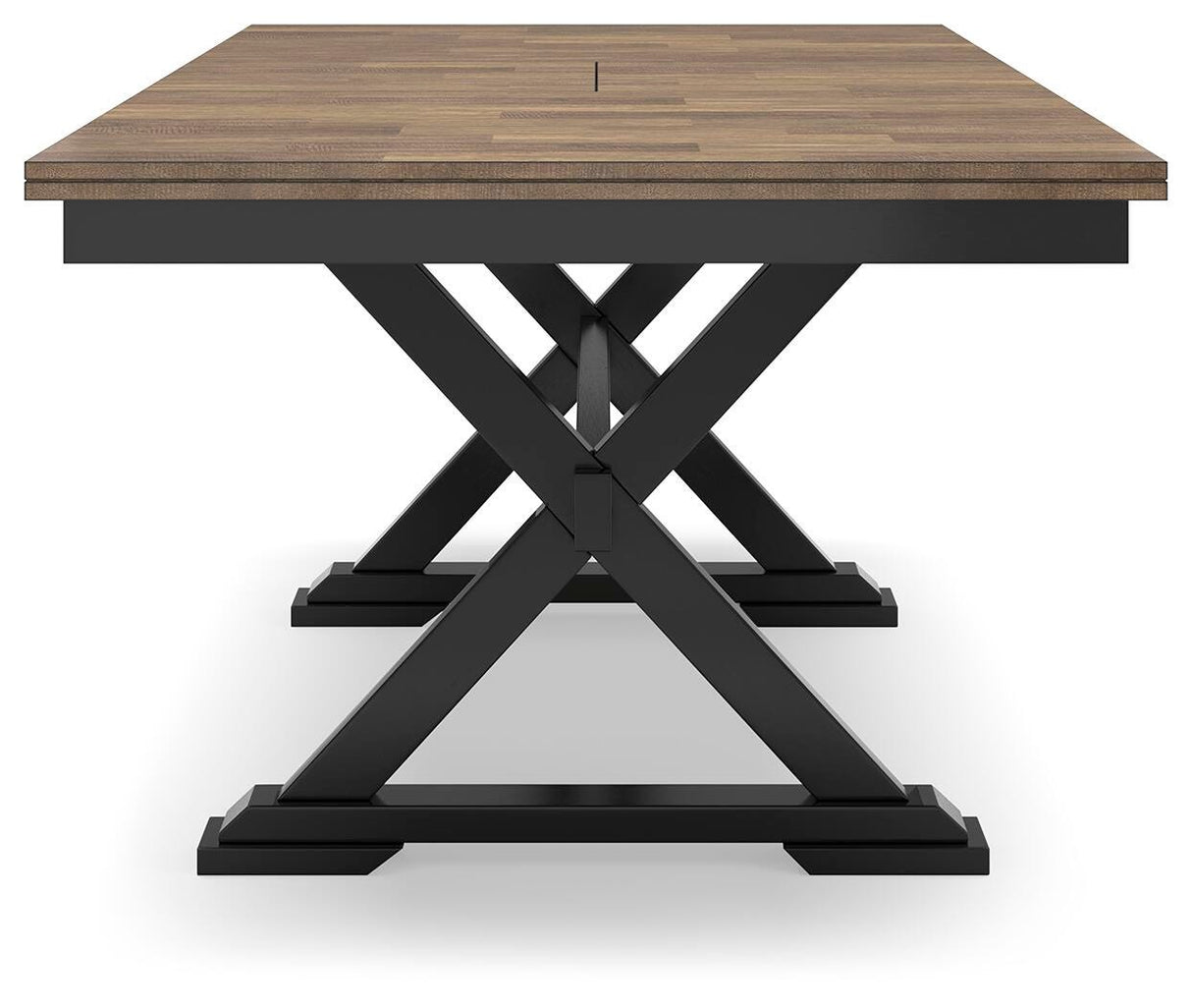Wildenauer Brown/Black Dining Table with 2 Chairs and Bench from Ashley Furniture - Luna Furniture