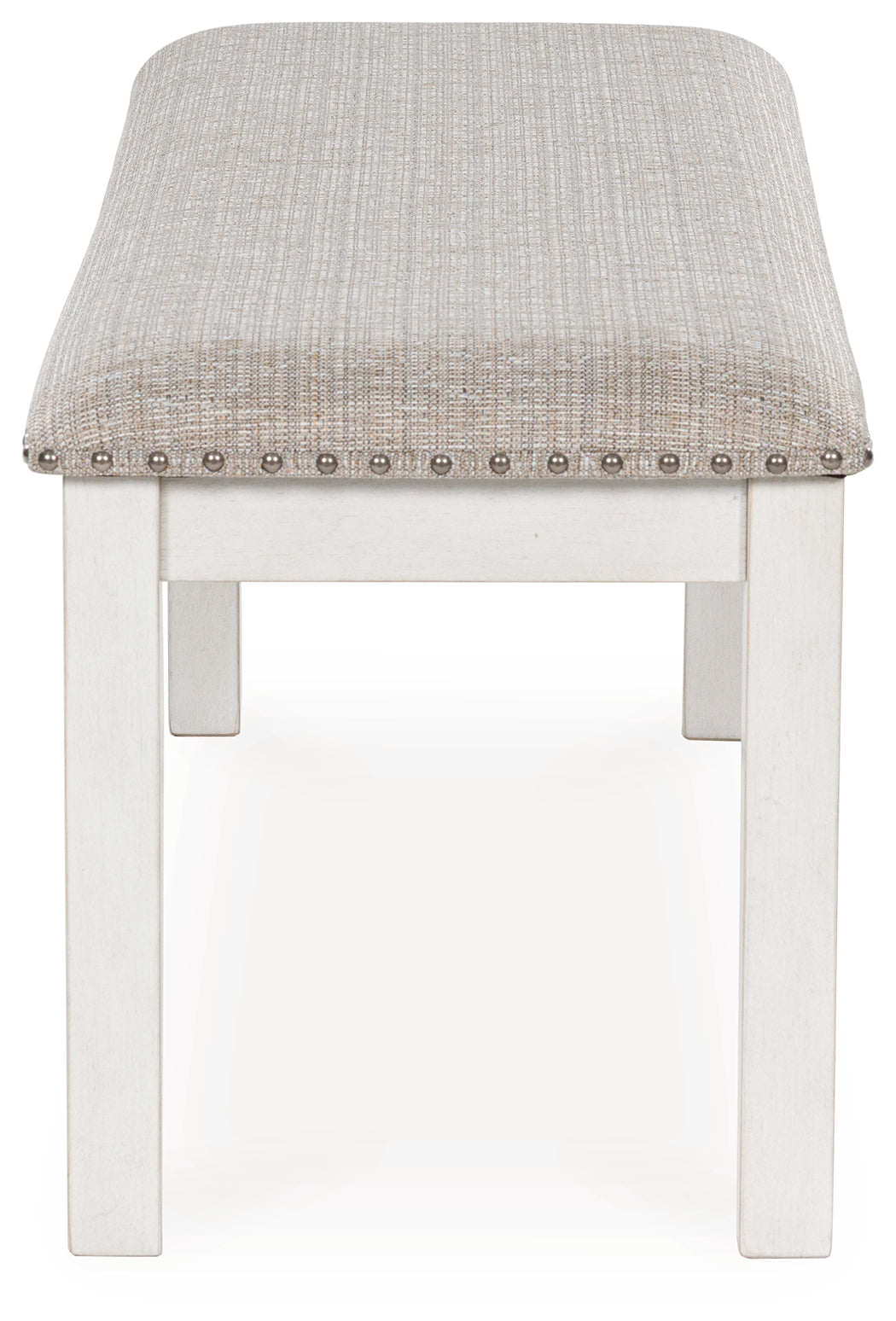 Robbinsdale Dining Table and 4 Chairs and Bench in Antique White from Ashley Furniture - Luna Furniture