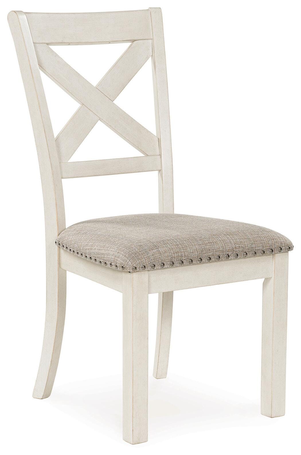 Robbinsdale Dining Table and 6 Chairs and Bench in Antique White from Ashley - Luna Furniture