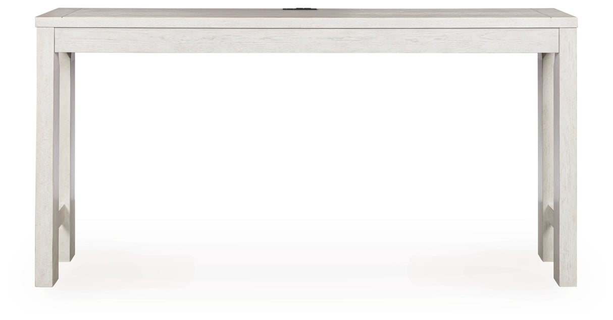 Robbinsdale Antique White Counter Height Dining Table and 3 Barstools Set from Ashley - Luna Furniture