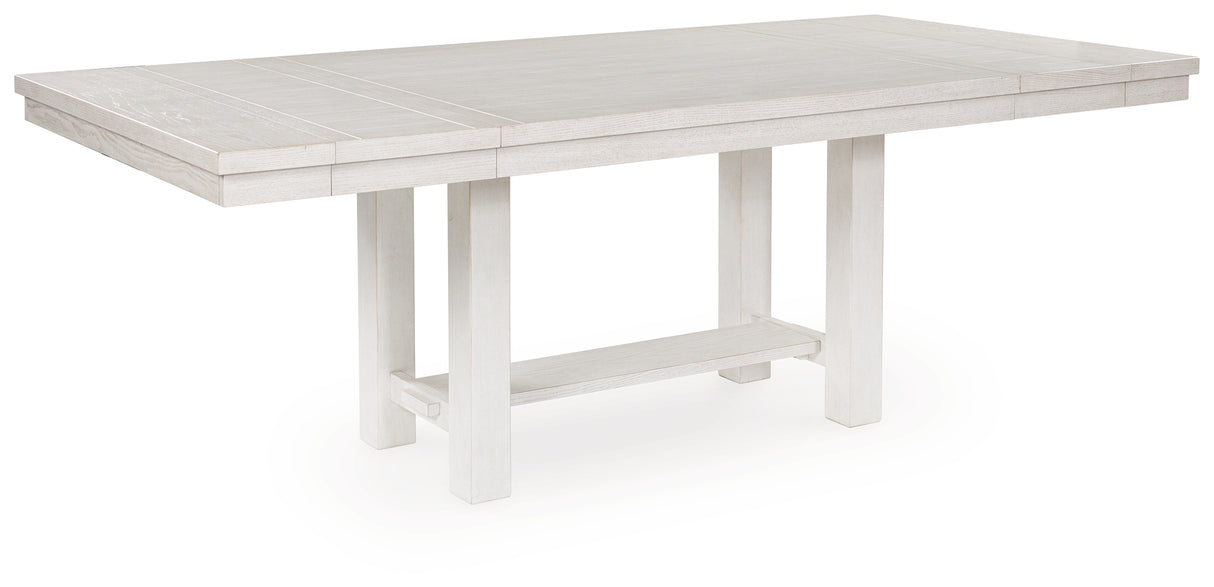 Robbinsdale Dining Table and 8 Chairs in Antique White from Ashley Furniture - Luna Furniture