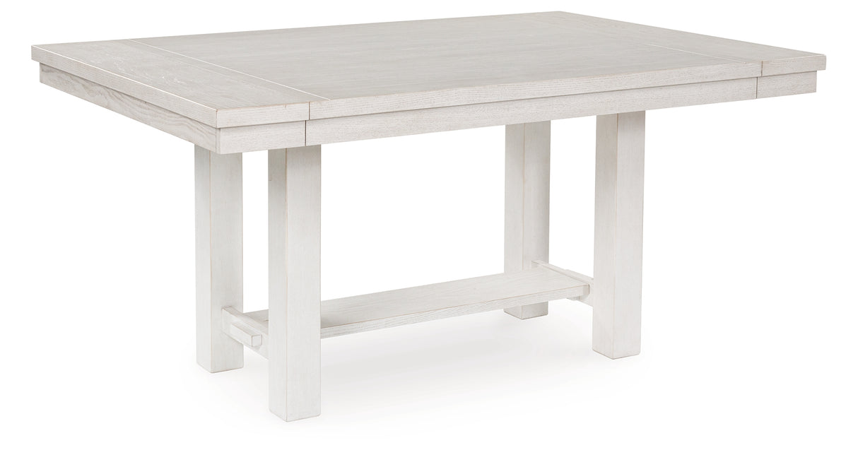 Robbinsdale Dining Table and 4 Chairs in Antique White from Ashley - Luna Furniture