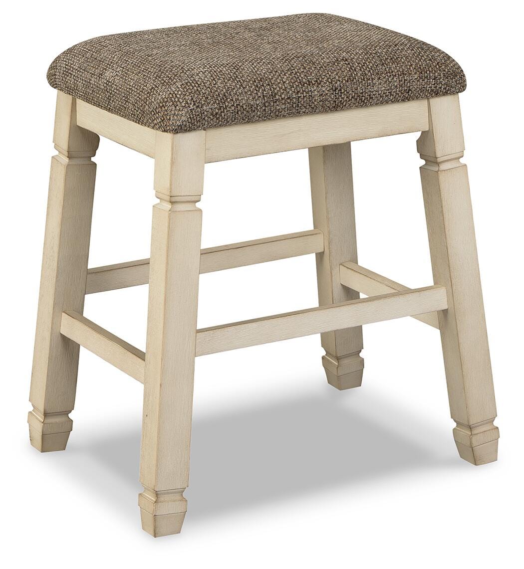 Bolanburg Two-tone Counter Height Barstool, Set of 2 from Ashley - Luna Furniture