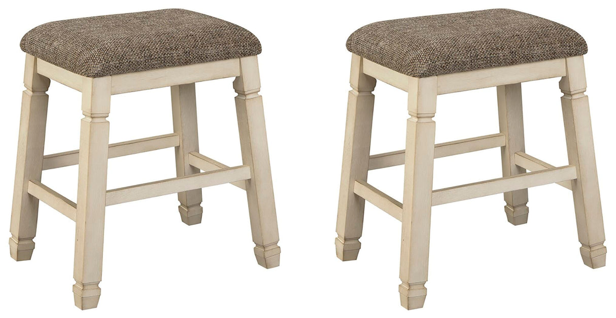 Bolanburg Two-tone Counter Height Barstool, Set of 2 from Ashley - Luna Furniture