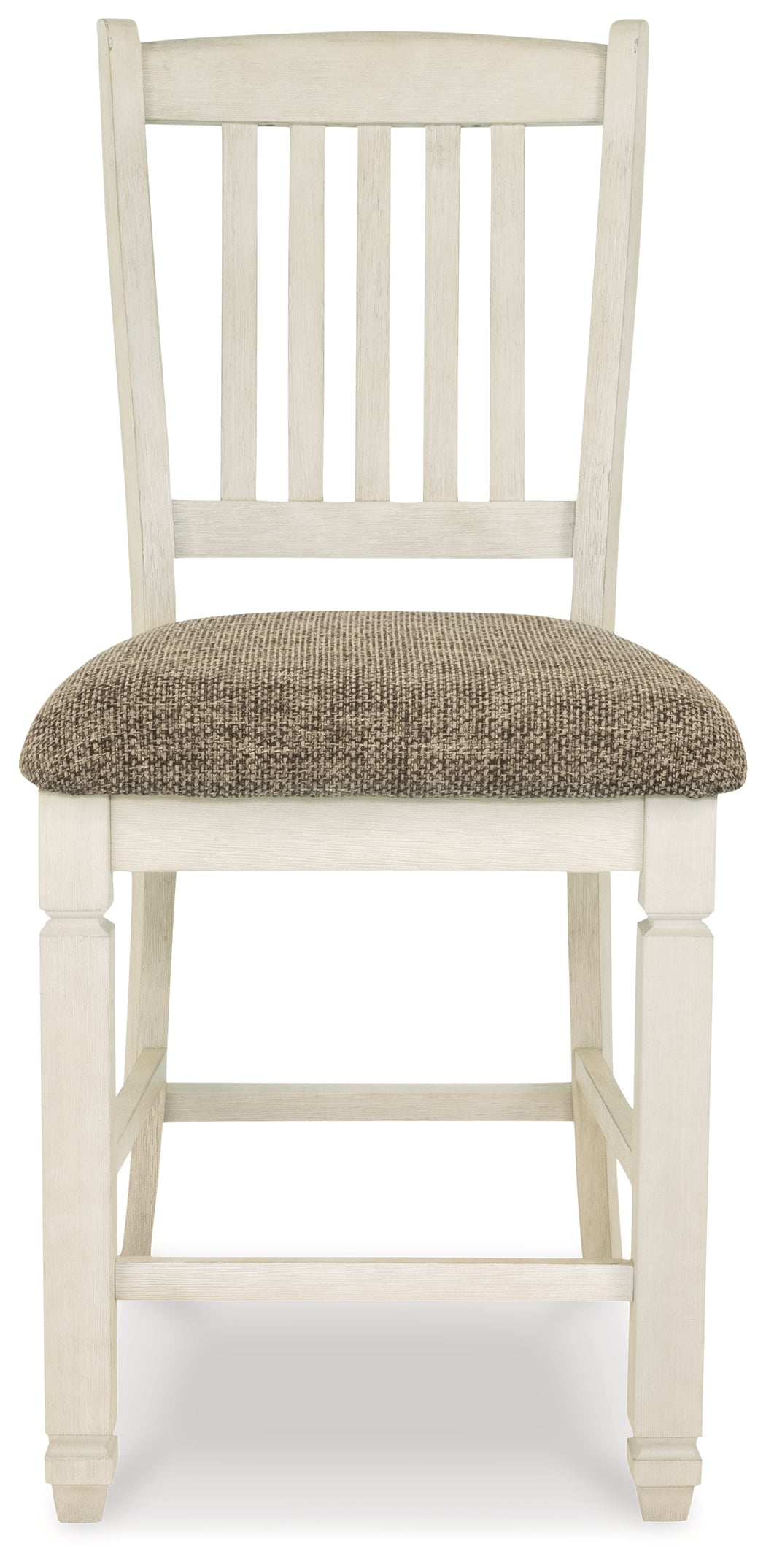 Bolanburg Antique White Counter Height Dining Table, 4 Barstools, Bench and Server from Ashley - Luna Furniture