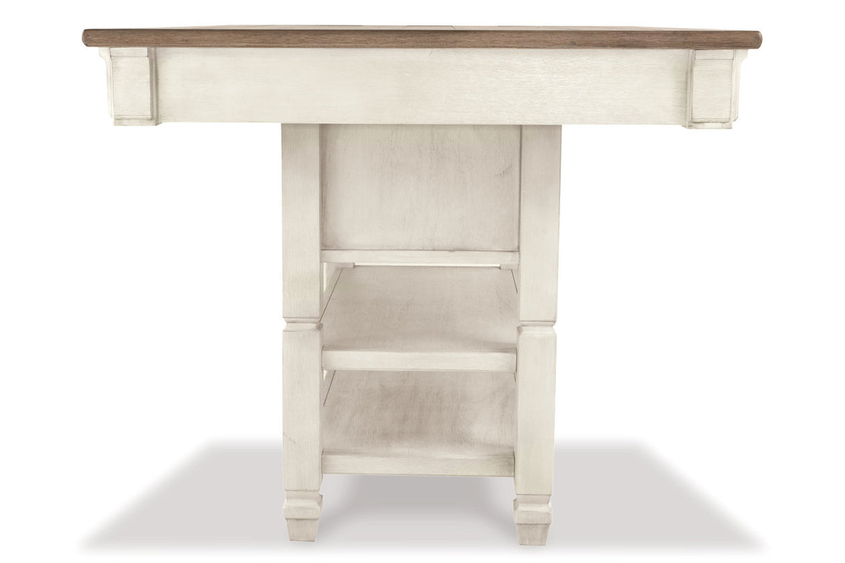 Bolanburg Antique White Counter Height Dining Table with 6 Barstools from Ashley Furniture - Luna Furniture
