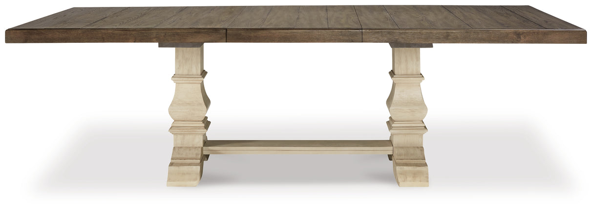 Bolanburg Antique White Extension Dining Table and 10 Chairs from Ashley - Luna Furniture