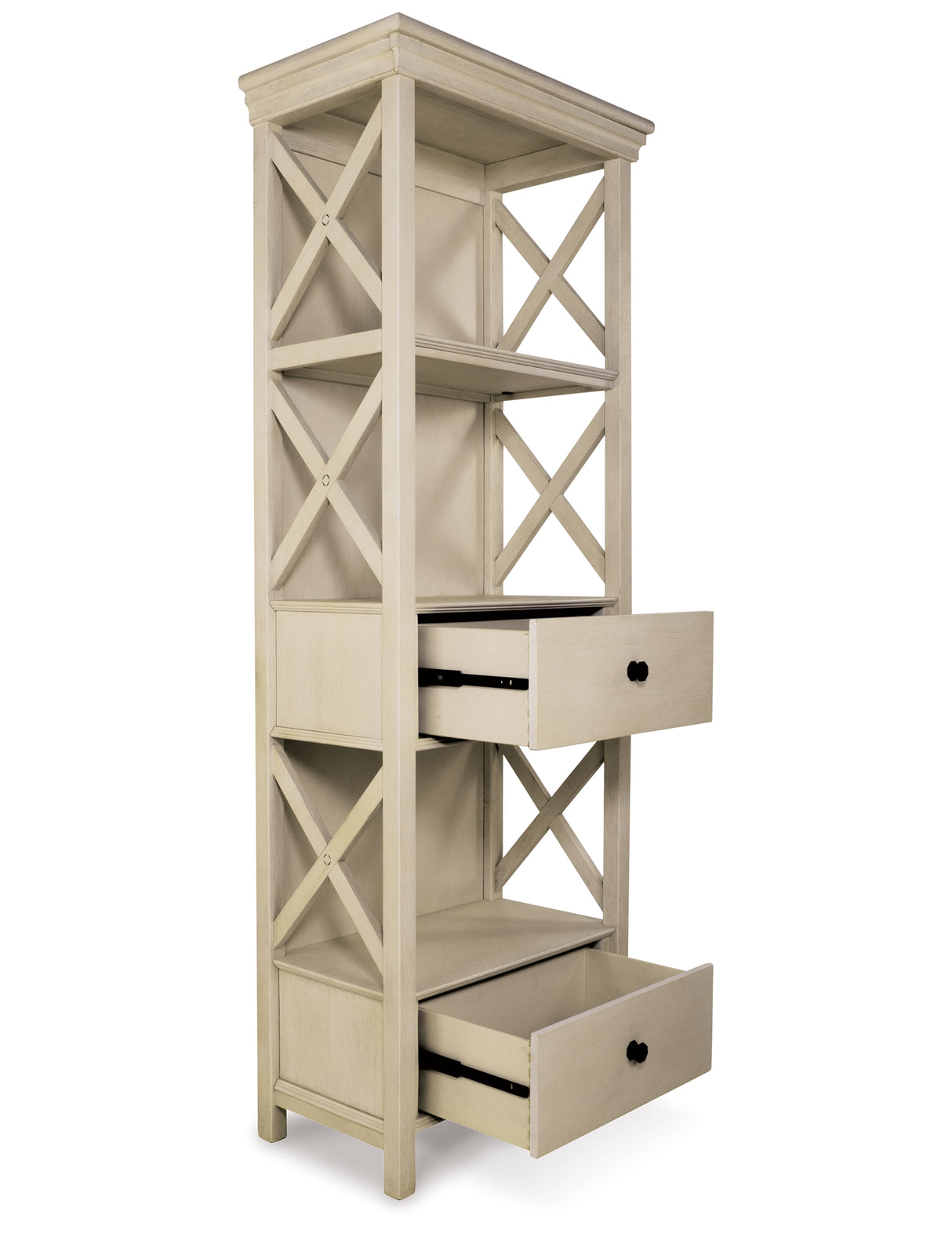 Bolanburg Two-tone Dining Table, 4 Chairs, Bench, Server and Display Cabinet from Ashley - Luna Furniture