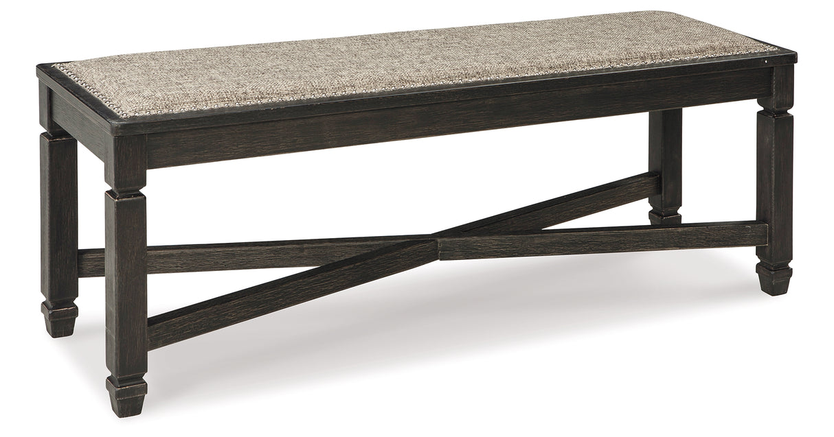 Tyler Creek Black/Gray Dining Table and 4 Chairs and Bench from Ashley - Luna Furniture