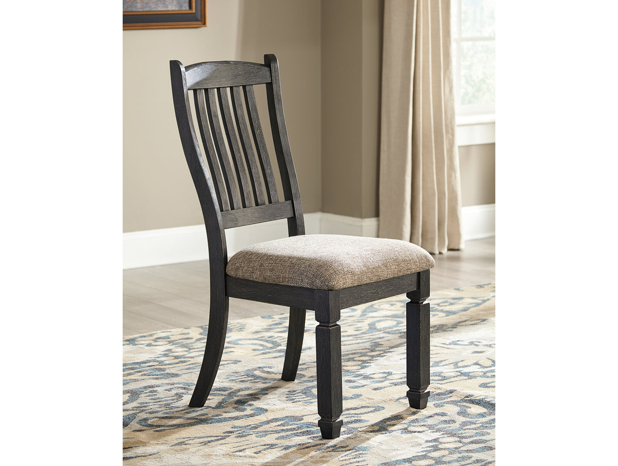 Tyler Creek Black/Grayish Brown Dining Table and 4 Chairs from Ashley Furniture - Luna Furniture