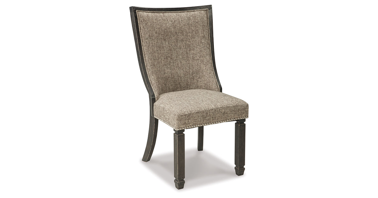 Tyler Creek Black/Grayish Brown Dining Table and 4 Chairs from Ashley Furniture - Luna Furniture