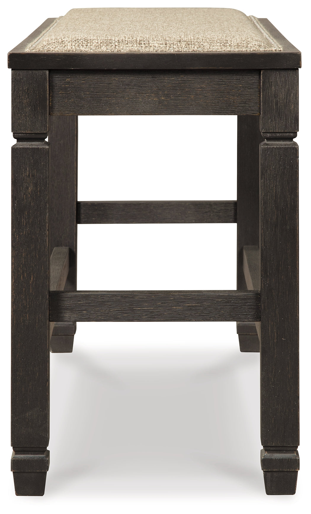 Tyler Creek Antique Black Counter Height Bench from Ashley Furniture - Luna Furniture