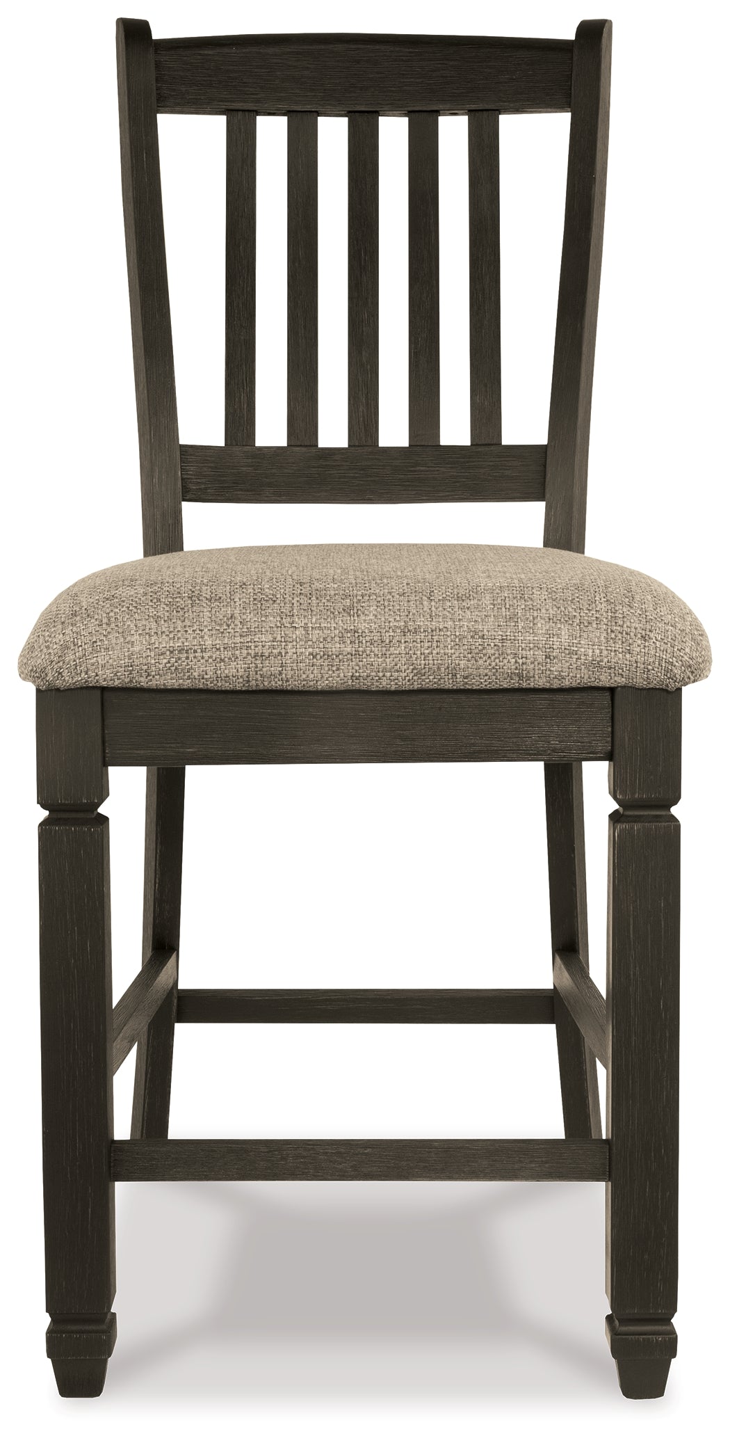 Tyler Creek Black/Grayish Brown Counter Height Table with 4 Barstools, Server and Display Cabinet from Ashley Furniture - Luna Furniture