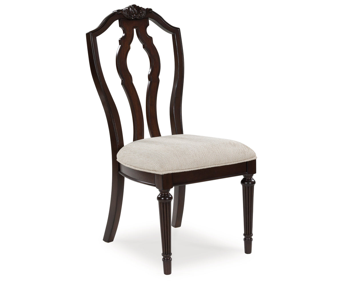 Lavinton Tan/Brown Dining Chair, Set of 2 from Ashley Furniture - Luna Furniture
