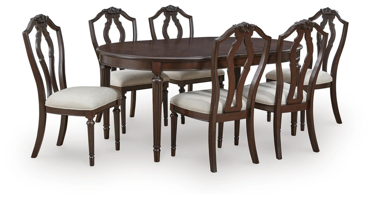 Lavinton Extension Dining Table and 6 Chairs from Ashley - Luna Furniture