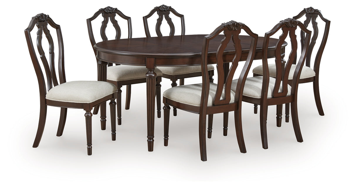 Lavinton Extension Dining Table and 6 Chairs from Ashley - Luna Furniture