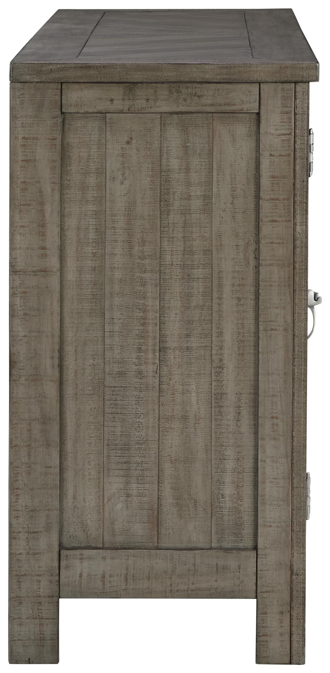 Krystanza Weathered Gray Dining Server from Ashley Furniture - Luna Furniture