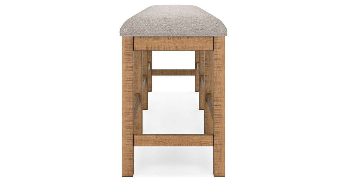 Havonplane Brown 72" Counter Height Dining Bench from Ashley - Luna Furniture