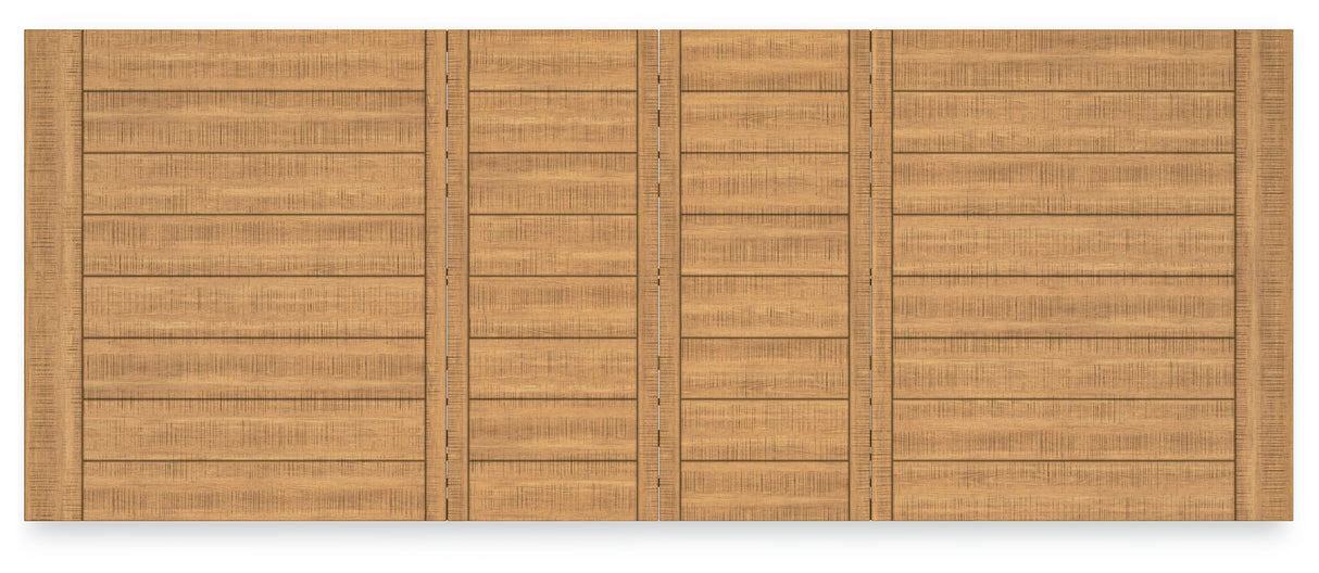 Havonplane Brown Counter Height Extension Dining Table and 4 Barstools from Ashley Furniture - Luna Furniture