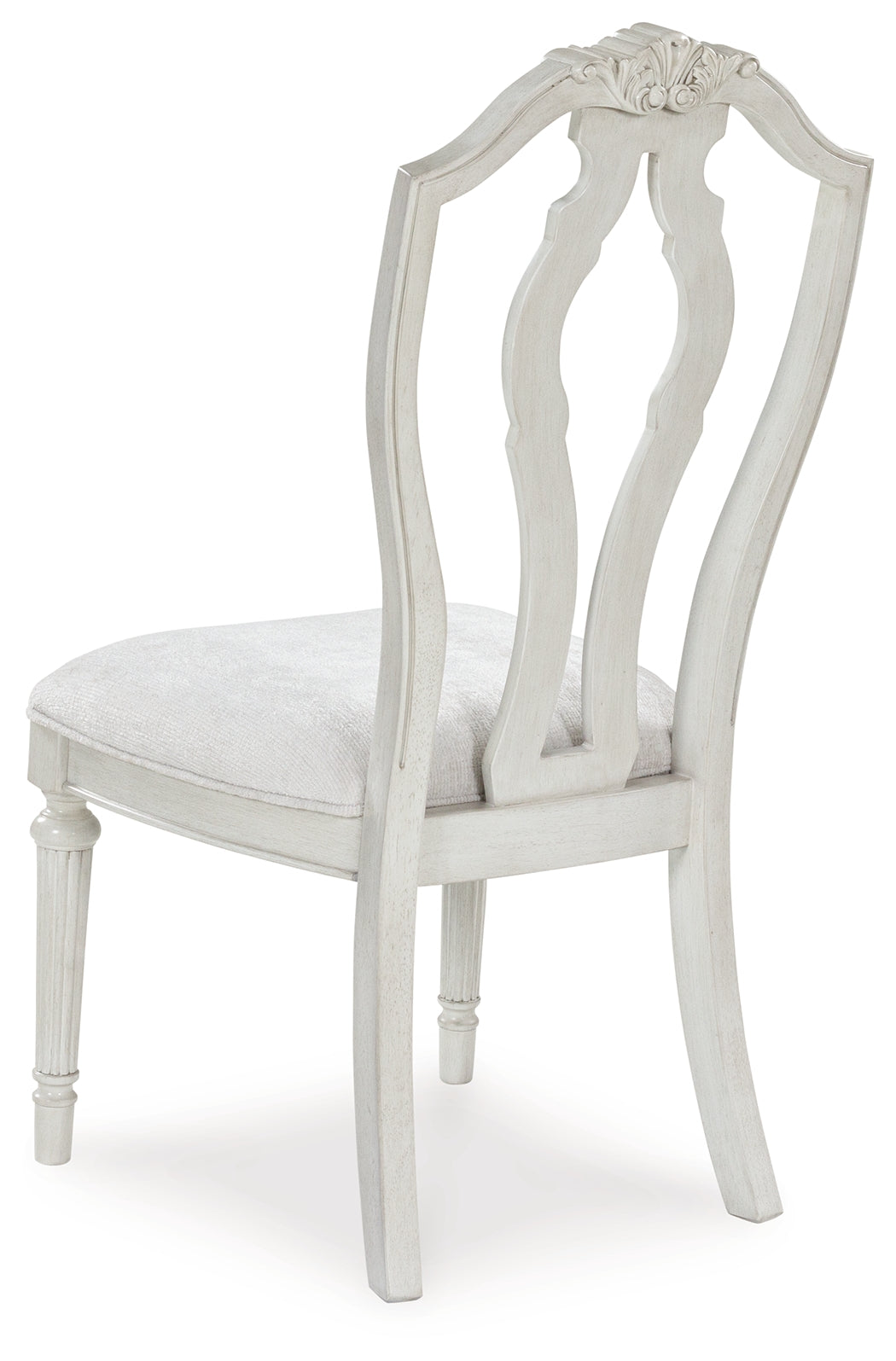 Montelaine Antiqued White Extension Dining Table and 6 Chairs from Ashley Furniture - Luna Furniture
