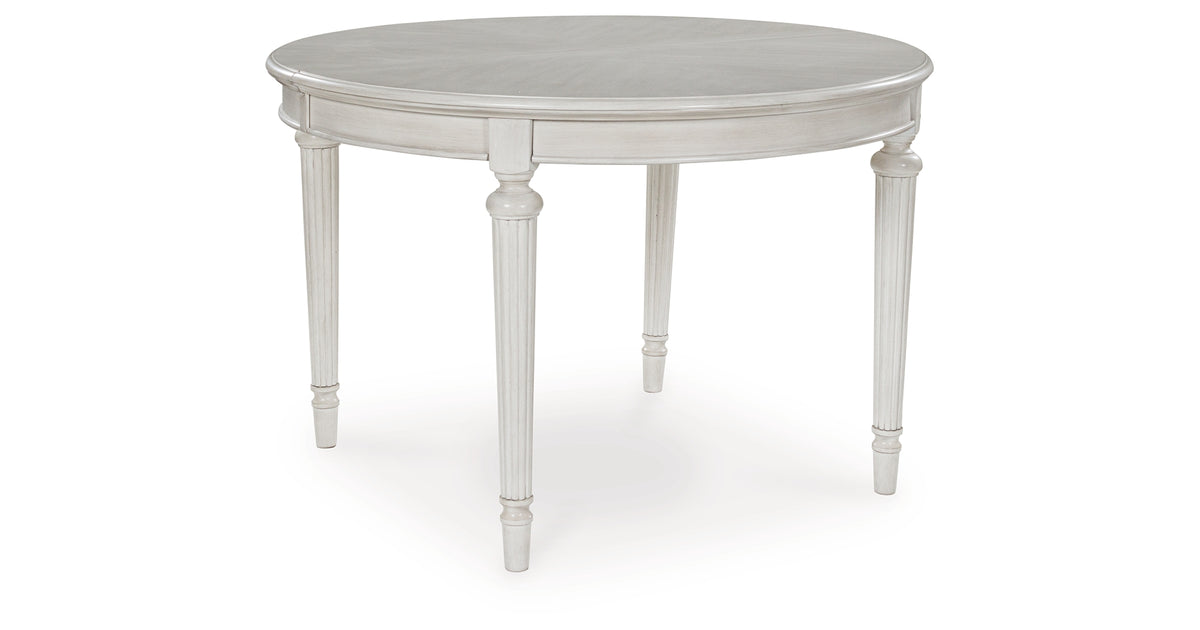 Montelaine Antique White Dining Extension Table from Ashley Furniture - Luna Furniture