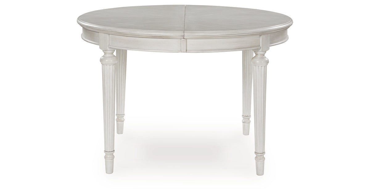 Montelaine Antique White Dining Extension Table from Ashley Furniture - Luna Furniture