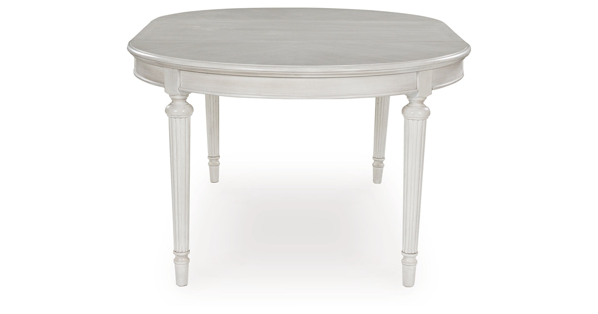 Montelaine Antique White Dining Extension Table from Ashley Furniture - Luna Furniture