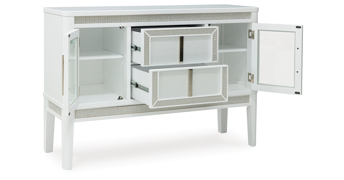Chalanna White Dining Server from Ashley - Luna Furniture