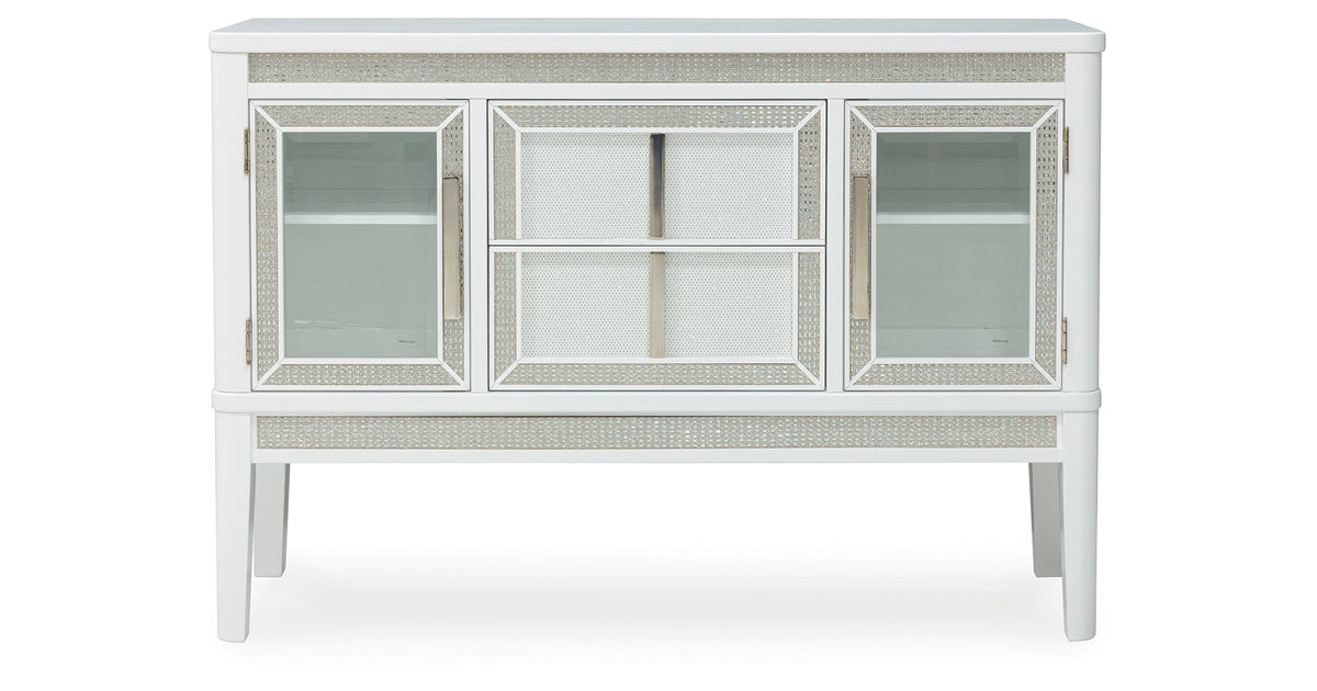 Chalanna White Dining Server from Ashley - Luna Furniture
