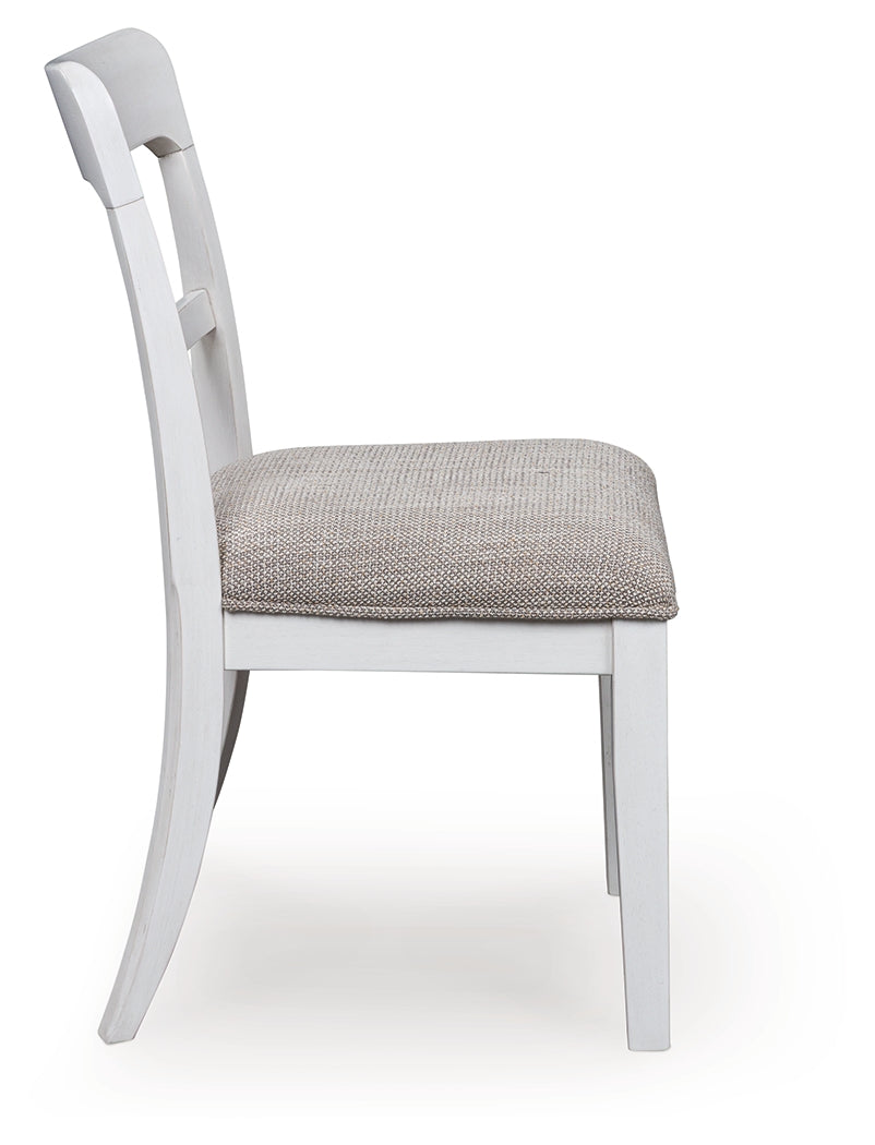 Greddinton White Dining Table and 4 Chairs from Ashley - Luna Furniture