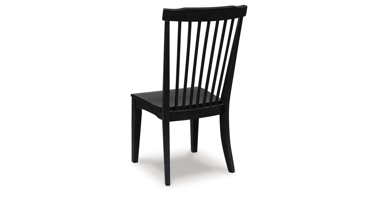 Greddinton Brown/Black Dining Table and 4 Chairs from Ashley Furniture - Luna Furniture