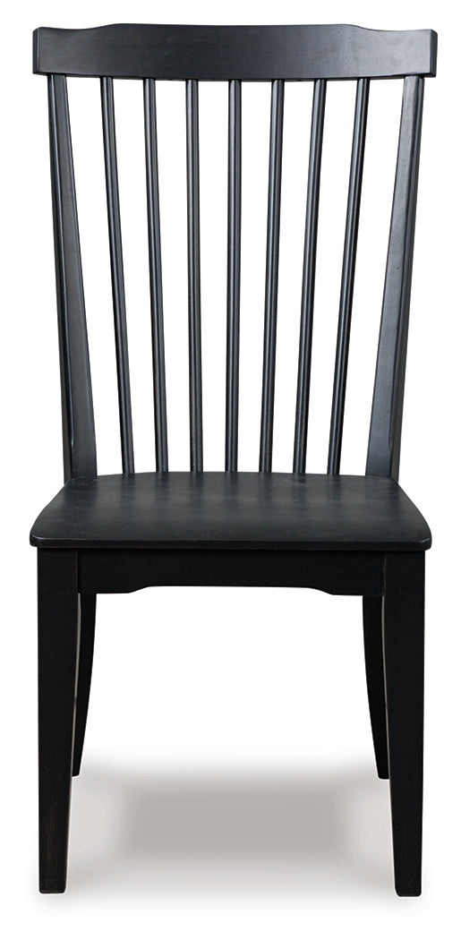 Greddinton Brown/Black Dining Table and 4 Chairs from Ashley Furniture - Luna Furniture