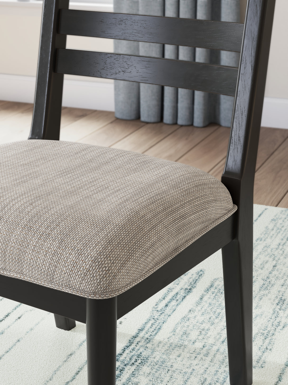 Greddinton Black Multi Dining Chair, Set of 2 from Ashley Furniture - Luna Furniture