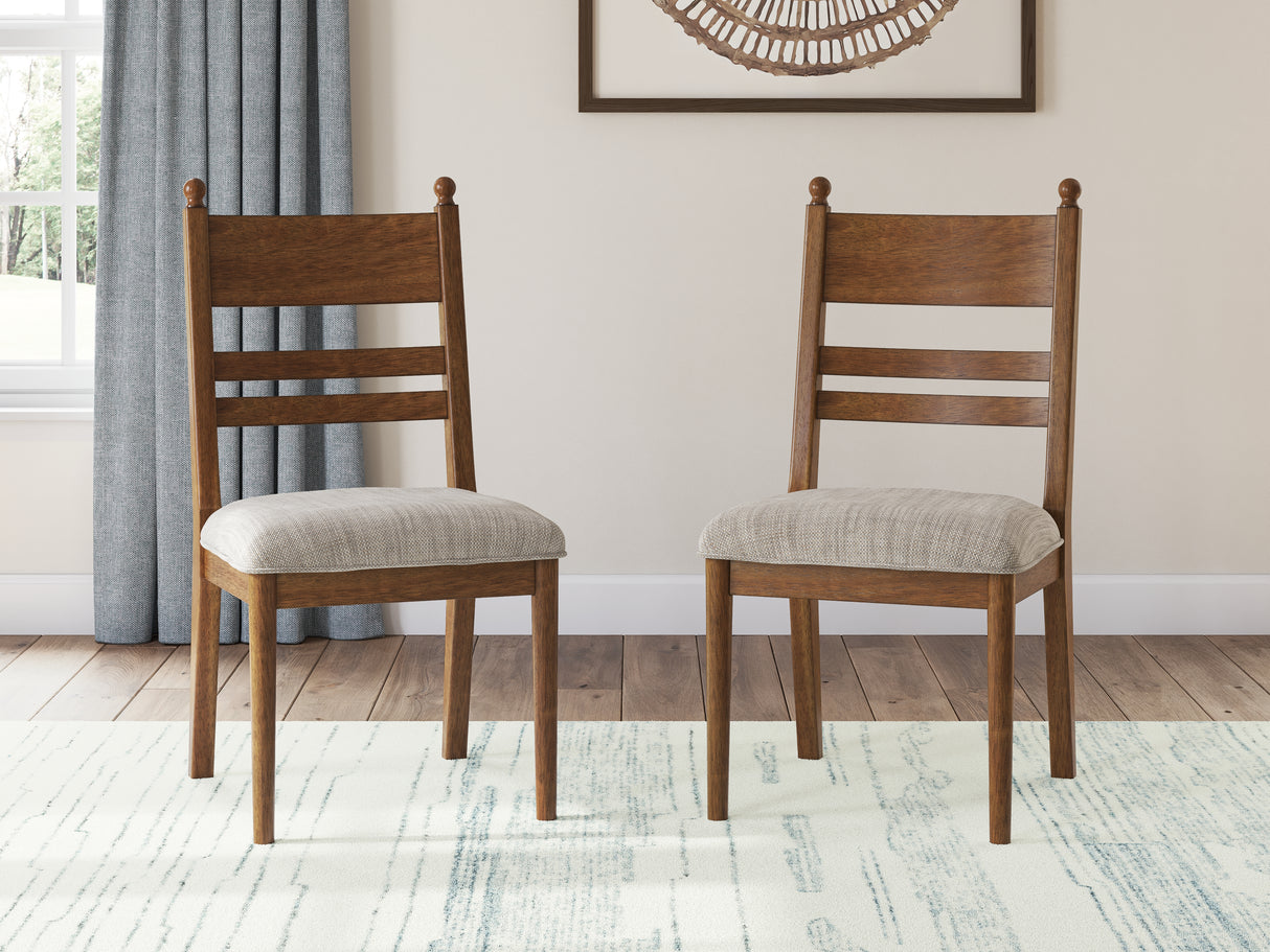 Greddinton Brown Extension Dining Table and 4 Chairs from Ashley Furniture - Luna Furniture