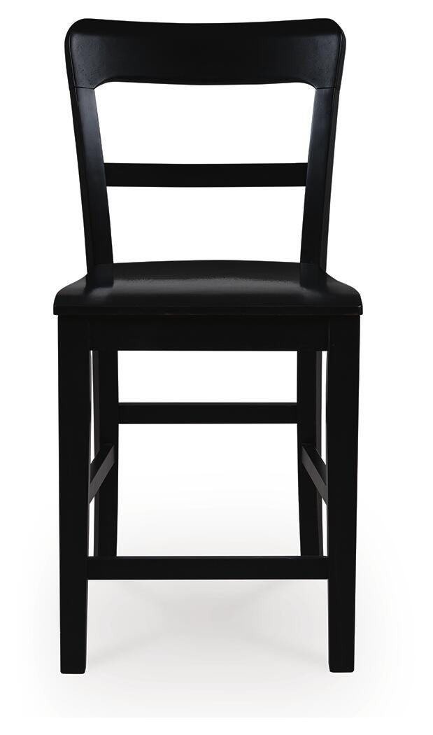 Greddinton Brown/Black Counter Height Dining Table and 4 Barstools from Ashley Furniture - Luna Furniture