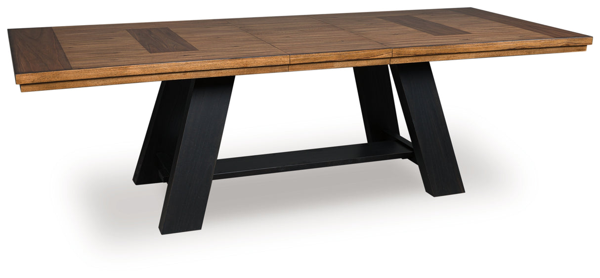 Greddinton Brown/Black Dining Table and 6 Chairs from Ashley Furniture - Luna Furniture