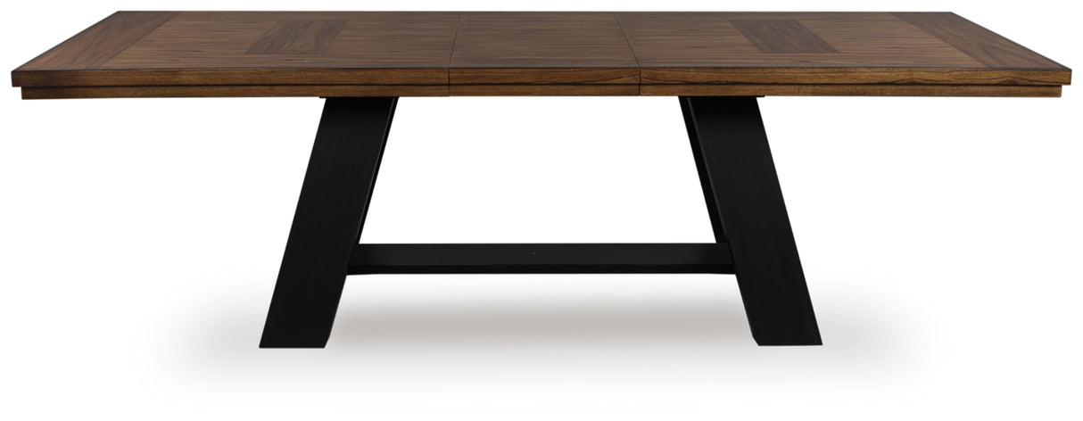 Greddinton Brown/Black Dining Table and 4 Chairs from Ashley Furniture - Luna Furniture