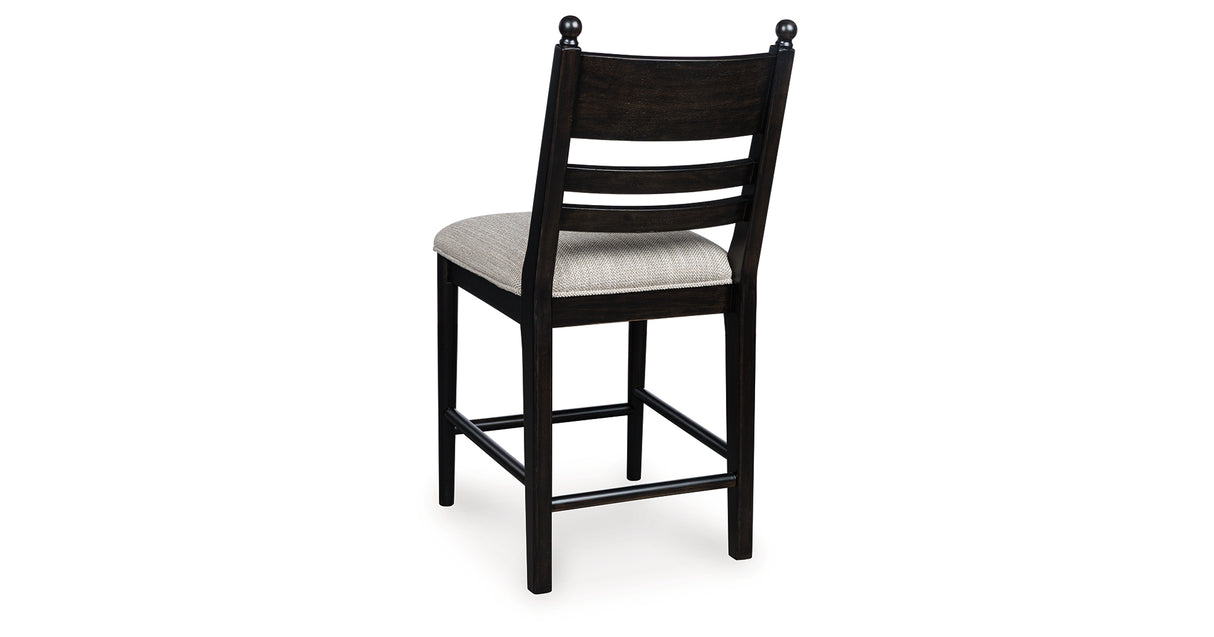 Greddinton Black Counter Height Barstool, Set of 2 from Ashley Furniture - Luna Furniture