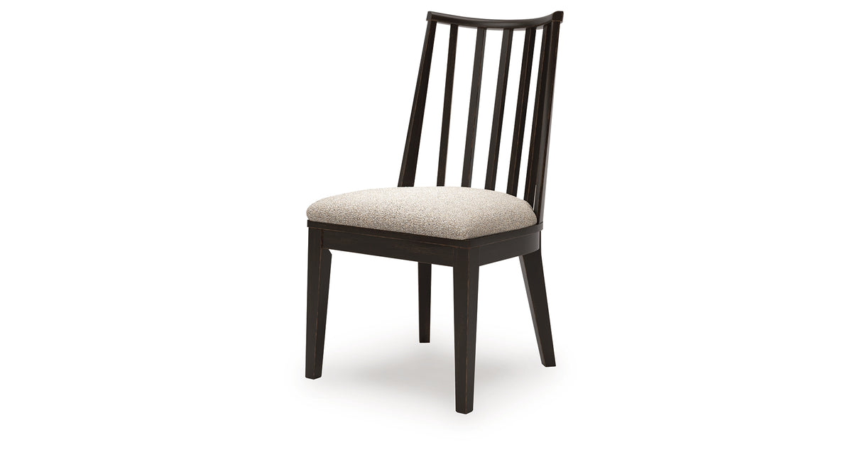 Galliden Dining Table and 4 Chairs with Storage in Light Brown from Ashley - Luna Furniture