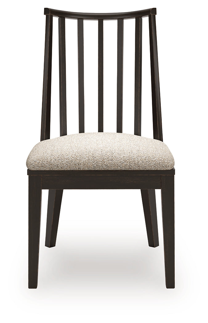 Galliden Light Brown Dining Table and 6 Chairs from Ashley Furniture - Luna Furniture