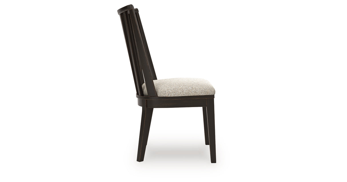 Galliden Light Brown Dining Table and 4 Chairs from Ashley - Luna Furniture