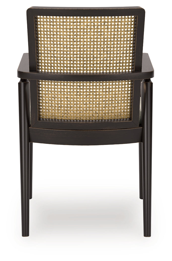 Galliden Black/Brown Dining Chair, Set of 2 from Ashley Furniture - Luna Furniture