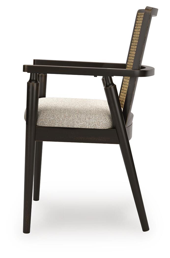 Galliden Black/Brown Dining Chair, Set of 2 from Ashley Furniture - Luna Furniture