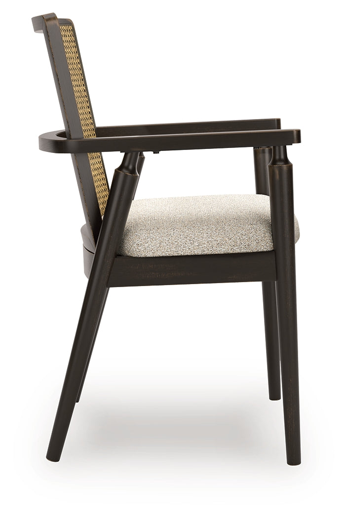 Galliden Black/Brown Dining Chair, Set of 2 from Ashley Furniture - Luna Furniture