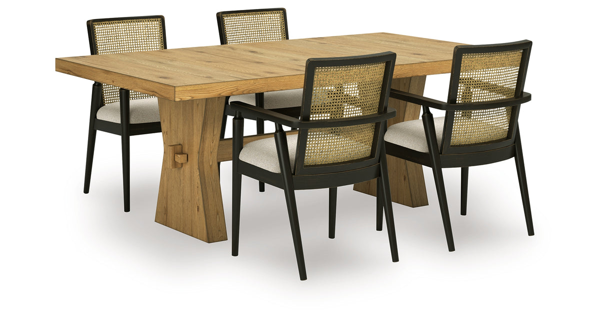 Galliden Dining Table and 4 Chairs from Ashley - Luna Furniture